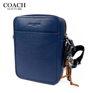 COACH コーチ メンズ ショルダーバッグ サリバン クロスボディ バッグ チャーム CEB93 ディープ ブルー アウトレット 新作 新品