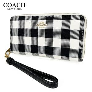 COACH（コーチ） いちご柄が可愛い COACH CAO90 ロング ジップ