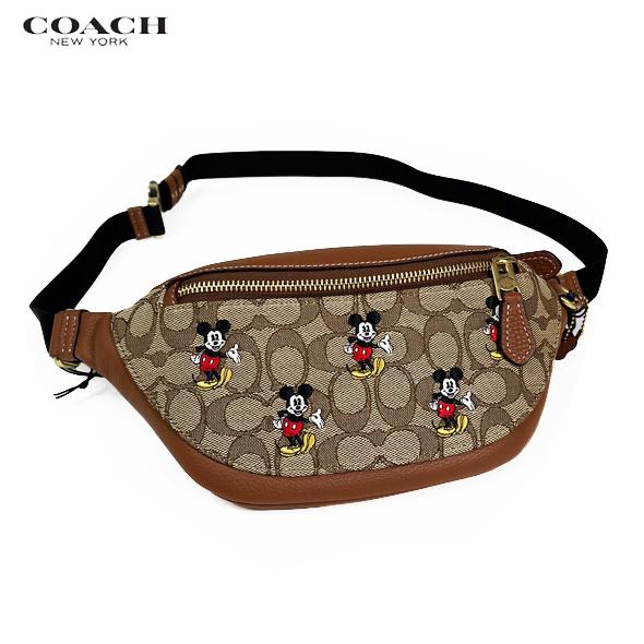 DISNEY X COACH ディズニー X コーチ クロスボディ バッグ ウォーレン ミニ ベルト...