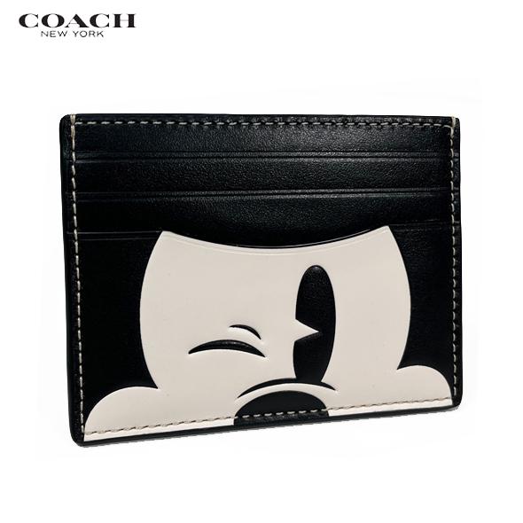 DISNEY X COACH ディズニー X コーチ コラボ IDケース パスケース スリム ID ...