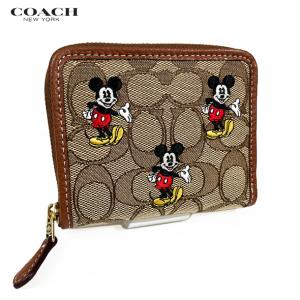 コーチ 二つ折り財布 ブティックライン 2021新作 COACH ディズニー 