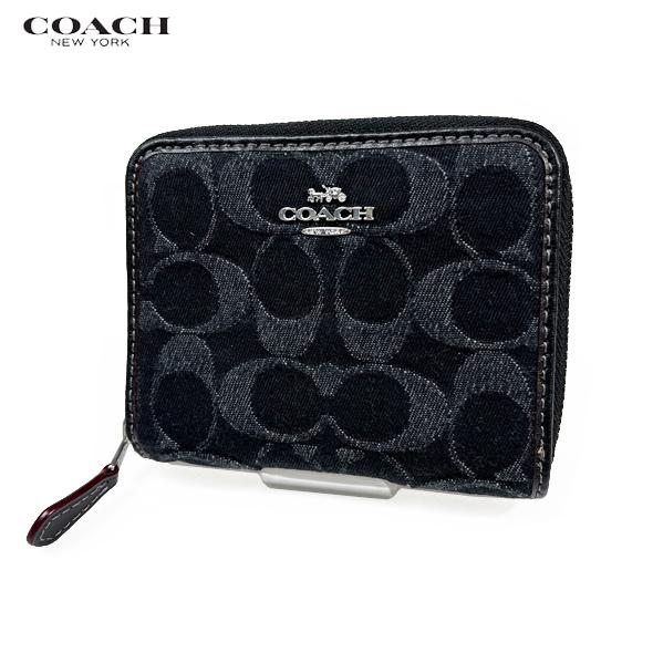 COACH コーチ レディース 財布 二つ折り財布 ミニ財布 スモール ウォレット シグネチャー デ...