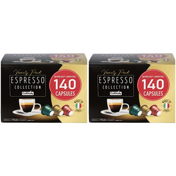 コストコ カフィタリー ネスプレッソ互換カプセル アソート 140カプセル入 2個セット コーヒー ...