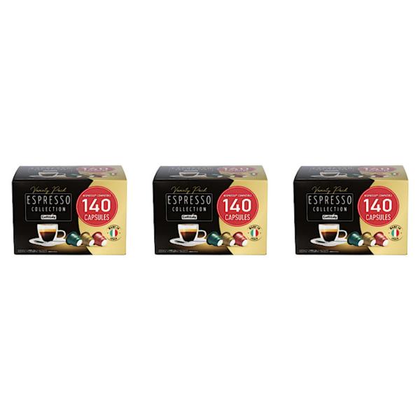 コストコ カフィタリー ネスプレッソ互換カプセル アソート 140カプセル入 3個セット コーヒー ...