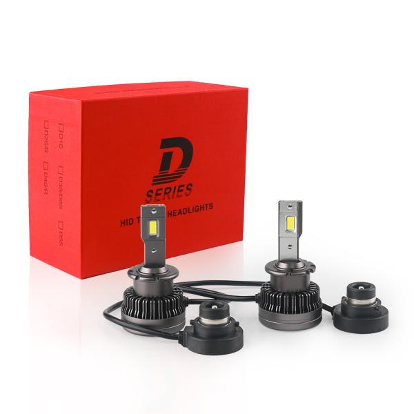 D2S/R LEDヘッドライト Hi/Lo切替 車/バイク用 ファンレス 8000lm DC12V兼...