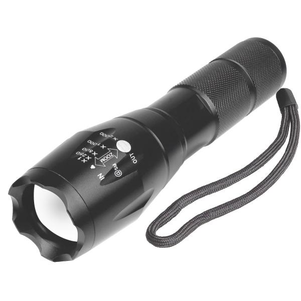 LED懐中電灯 防災 超強力 500lm CREE XMLT6 700m 強力 防災グッズ 強力 高...