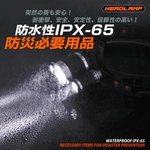LEDヘッドライト 充電式 電池付 USB充電...の詳細画像4