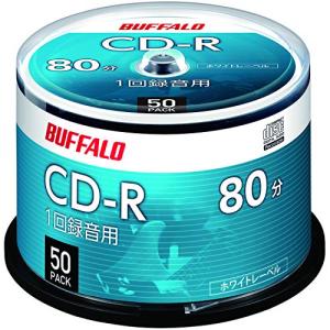 バッファロー 音楽用 CD-R 1回録音 80分 700MB 50枚 スピンドル