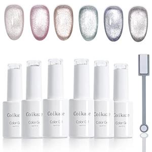 ジェルネイル Coikaze マグネットネイルジェル 6色セット キャッツアイジェル