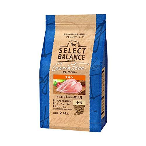 送料無料 セレクトバランス グレインフリー アダルト チキン 小粒 1才以上の成犬用 2.4kg