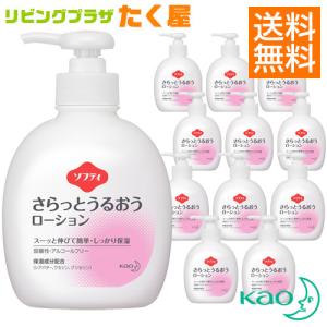 同梱不可 花王 ソフティ さらっとうるおうローション 300ml×12本 (1ケース) 大容量 詰め替え 業務用｜sudareyosizu