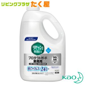 花王 リセッシュ除菌EX プロテクトガード 2L Kao 詰め替え つめかえ用 業務用 大容量 衣類 布製品 寝具 消臭 除菌 ウイルス除去 スプレー｜sudareyosizu