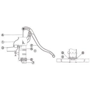 手押しポンプ用部品 32用ロット・ナット付（部品ナンバー4） 東邦工業