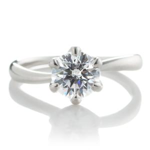 SUEHIRO（スエヒロ） プラチナ ダイヤモンド リング 1カラット