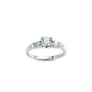 婚約指輪 エンゲージリング プラチナ ダイヤモ...の詳細画像2