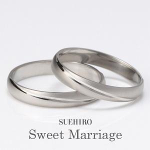 つや消し 結婚指輪 マリッジリング ペアリング プラチナ