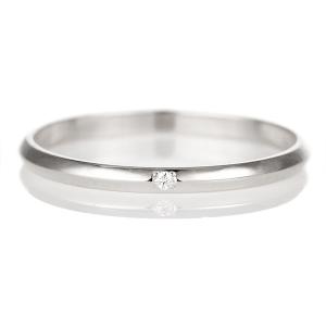 結婚指輪 プラチナ ペア ダイヤ 甲丸 安い オーダー