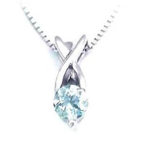 ネックレス レディース 天然石 アクアマリン オーダー