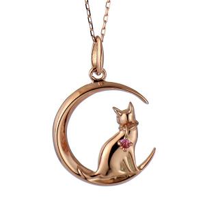 SUEHIRO（スエヒロ） サファイア ネックレス 猫 ねこ ネコ CAT