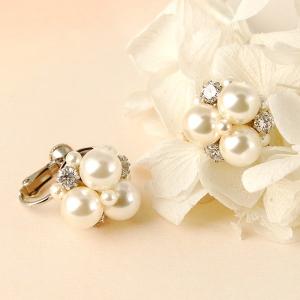 パール＆ジルコニアイヤリング オーダー