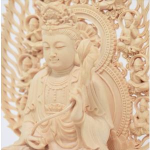 木彫り 仏像 勢至菩薩 木彫り 仏像 フィギュア 勢至菩薩像