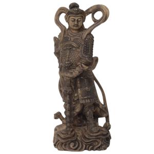 仏像 笛を奏でる 音声菩薩（おんじょうぼさつ）喜多敏勝原型 蝋