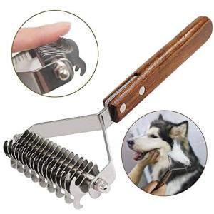 AIDIYA 犬 毛玉取り 猫 コーム ペットコーム 毛玉&ムダ毛取りコーム