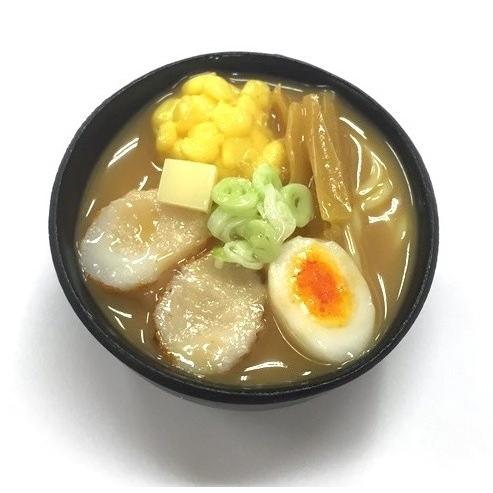 食品サンプルマグネット　味噌ラーメン