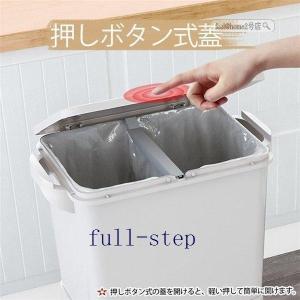 ゴミ箱キッチン分別2段ゴミばこ蓋つき45L縦型...の詳細画像4