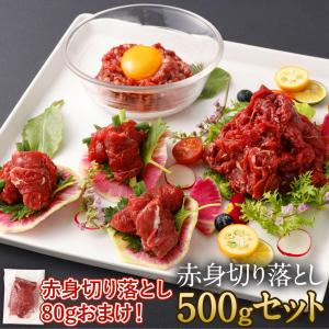 馬刺し 馬肉 熊本 500g 赤身切り落とし 馬刺 肉 鮮馬刺し専用たれ・ユッケ特製たれ 約10人前 老舗 菅乃屋