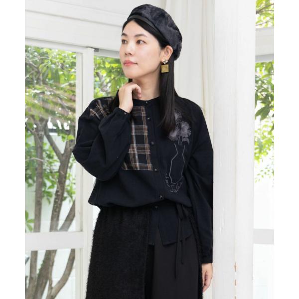 〇【SALE セール 30%OFF】 is ScoLar イズスカラー 布帛×先染めチェツク フリン...