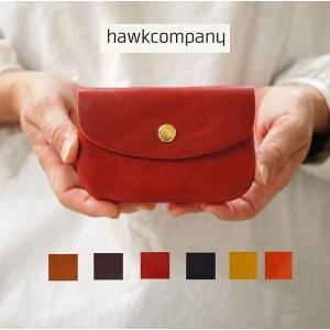HawkCompany/ホークカンパニー FAUCON　牛革 レザー ミニウォレット コインケース ミニ財布 コンパクト