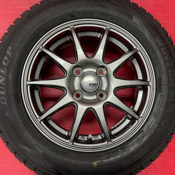 タイヤホイール4本 165/70R14 14×4.5J 45 100 4H ダンロップ WM02 2...