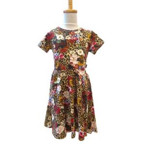 Rock Your Kid(ロックユアキッズ)Leopard Floral Waisted Dres...