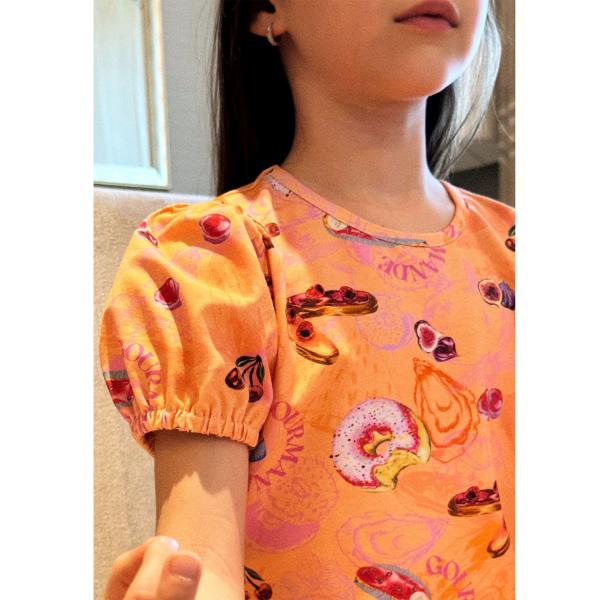 Hebe【ヘベ】Allover candy print ショートスリーブTee