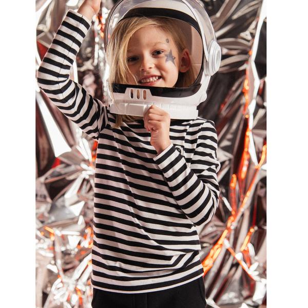 Hebe【ヘベ】'Astronout' ボーダー ロングスリーブTee