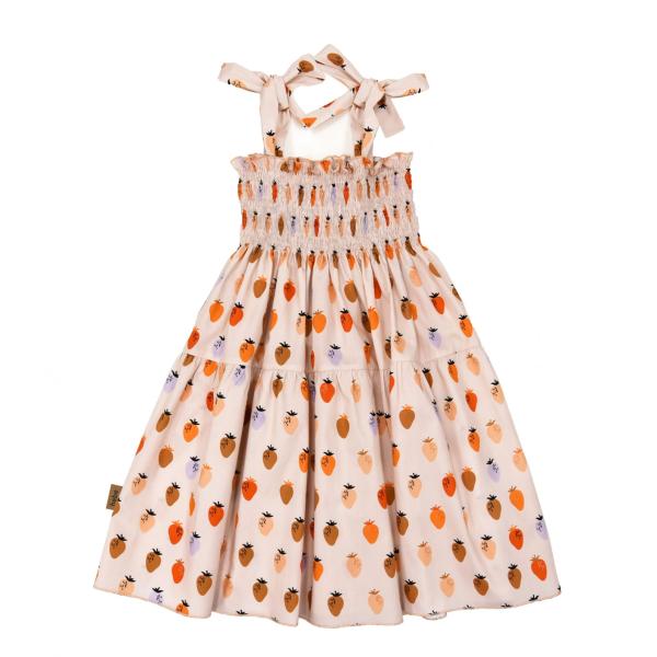 (146/152サイズ）Hebe (ヘベ) Light pink with strawberry p...