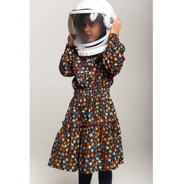 Hebe (ヘベ) Navy flowers ワンピース