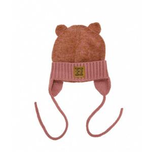 Hebe (へべ) Pink merino wool with ears ハット｜sugardays