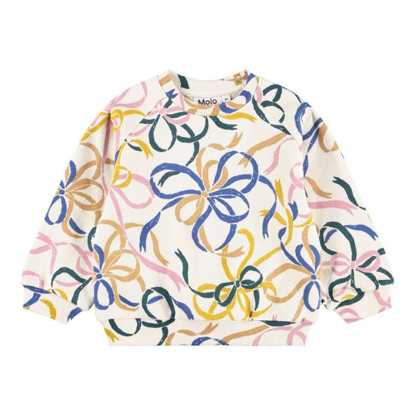 Molo（モロ) Disc Festivity Bows スウェットトップ（〜size104)