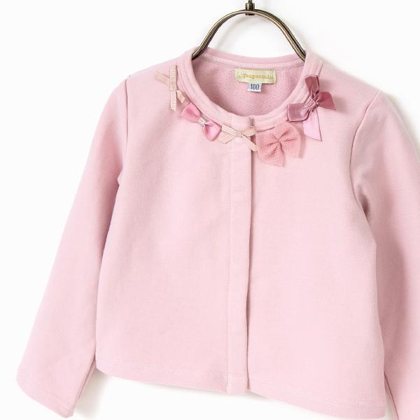 (80〜130cm)panpantutu(パンパンチュチュ) デコレーションカーディガン/オールドピ...