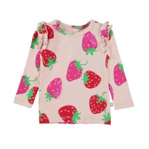 Molo（モロ) Emma Strawberries Mini ロングスリーブTee（size74〜size104)｜sugardays