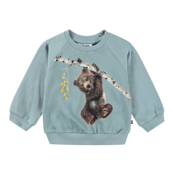 Molo（モロ) Disc Birch Tree Bear スウェットトップ（size74〜size...