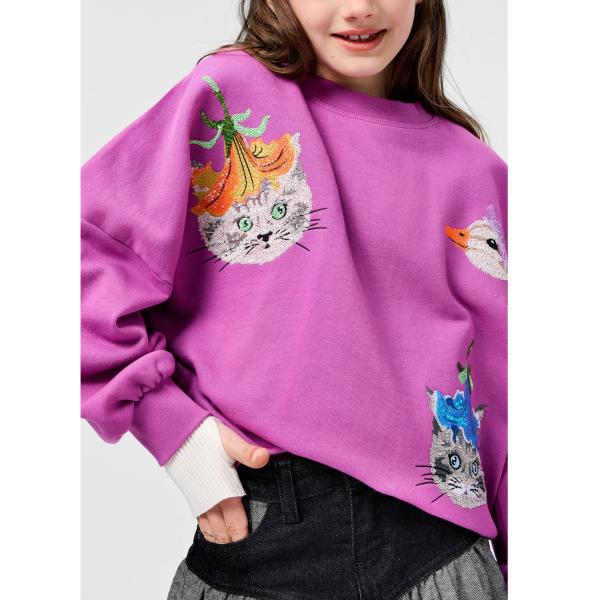 Molo（モロ) Marika Animal Soarkle スウェットトップ（size92〜)