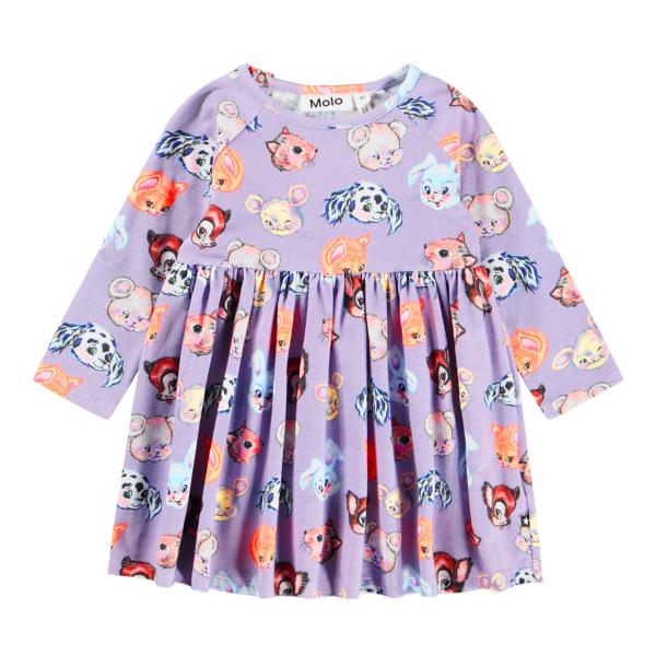 Molo(モロ) Charmaine Itty Bitty ロングスリーブワンピース（〜size10...