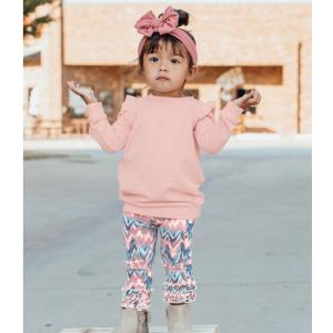 Ruffle Butts【ラッフルバッツ】Ballet pink スウェツトチュニック