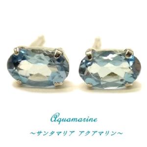 K10 スイスブルートパーズ 5mm スタッドピアス WG ホワイトゴールド YG