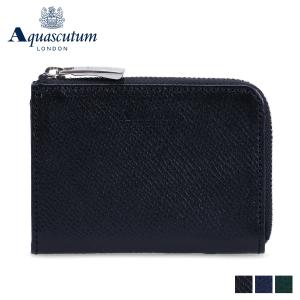 AQUASCUTUM アクアスキュータム 財布 小銭入れ コインケース リバプール メンズ L字ファスナー 本革 撥水 AQ-9150221｜sugaronlineshop