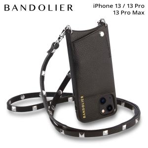 バンドリヤー BANDOLIER iPhone 13 13Pro iPhone 13 Pro Max ケース スマホケース 携帯 ショルダー アイフォン サラ シルバー メンズ レディース 10SAR｜sugaronlineshop