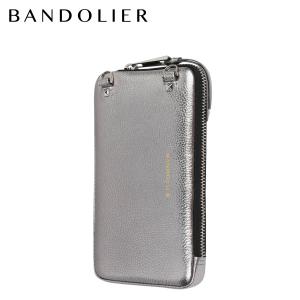 バンドリヤー BANDOLIER ポーチ スマホ 携帯 エキスパンデッド メタリックピューター メンズ レディース EXPANDED METALLIC PEWTER POUCH シルバー 21GRA｜sugaronlineshop